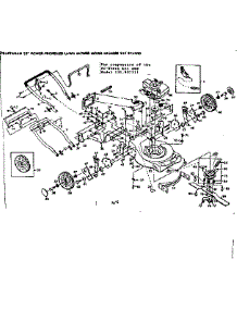 Main Frame parts for Craftsman Gas Walk-Behind Mower 917374500 from AppliancePartsPros.com