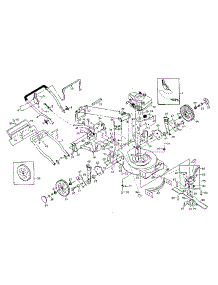 Main Frame parts for Craftsman Gas Walk-Behind Mower 917374503 from AppliancePartsPros.com