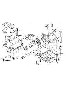 Gear Case No. 86617 parts for Craftsman Gas Walk-Behind Mower 917374510 (1980'S MODEL) from AppliancePartsPros.com