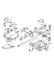 Gear Case Assembly Part Number 86617 parts for Craftsman Gas Walk-Behind Mower 917374511 from AppliancePartsPros.com