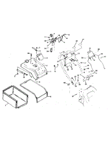 Lift-Top Grass Catcher parts for Craftsman Gas Walk-Behind Mower 917374520 from AppliancePartsPros.com