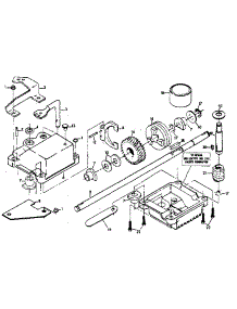 Gear Case Assembly Part No. 88387 parts for Craftsman Gas Walk-Behind Mower 917374520 from AppliancePartsPros.com
