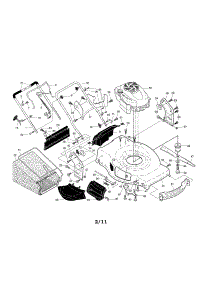 Engine / Housing / Handle parts for Craftsman Gas Walk-Behind Mower 917374544 from AppliancePartsPros.com