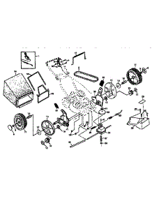 Drive Assembly parts for Craftsman Electric Walk-Behind Mower 917374591 from AppliancePartsPros.com