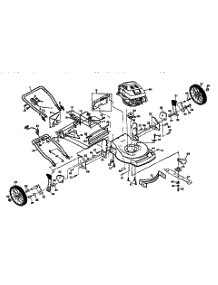 Main Frame parts for Craftsman Electric Walk-Behind Mower 917374592 from AppliancePartsPros.com