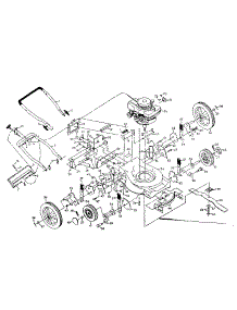 Main Frame parts for Craftsman Gas Walk-Behind Mower 917374620 from AppliancePartsPros.com