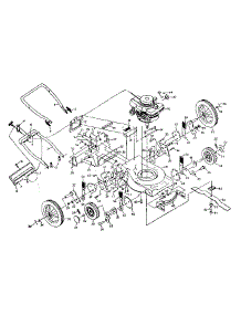 Main Frame parts for Craftsman Gas Walk-Behind Mower 917374621 from AppliancePartsPros.com