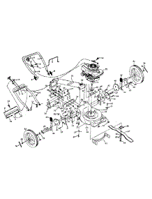 Main Frame parts for Craftsman Walk-Behind Lawn Mower 917374630 from AppliancePartsPros.com