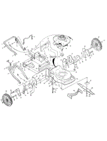 Main Frame parts for Craftsman Gas Walk-Behind Mower 917374642 from AppliancePartsPros.com