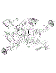Main Frame parts for Craftsman Walk-Behind Lawn Mower 917374650 from AppliancePartsPros.com