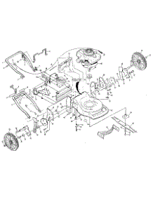 Main Frame parts for Craftsman Gas Walk-Behind Mower 917374651 from AppliancePartsPros.com