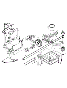 Gear Case Assembly Part Number 751001 parts for Craftsman Walk-Behind Lawn Mower 917374660 from AppliancePartsPros.com