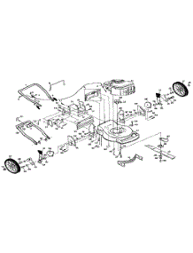 Main Frame parts for Craftsman Gas Walk-Behind Mower 917374671 from AppliancePartsPros.com