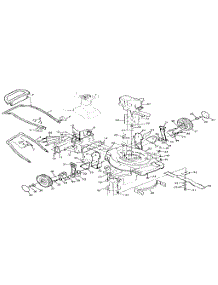 Main Frame parts for Craftsman Gas Walk-Behind Mower 917374700 from AppliancePartsPros.com