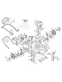 Main Frame parts for Craftsman Gas Walk-Behind Mower 917374703 from AppliancePartsPros.com