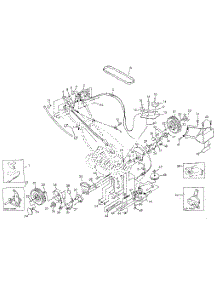 Drive Assembly parts for Craftsman Gas Walk-Behind Mower 917374703 from AppliancePartsPros.com