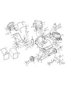 Main Frame parts for Craftsman Gas Walk-Behind Mower 917374711 from AppliancePartsPros.com