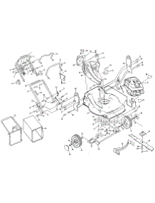 Main Frame parts for Craftsman Gas Walk-Behind Mower 917374720 from AppliancePartsPros.com