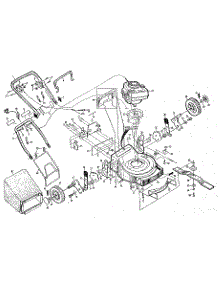 Main Frame parts for Craftsman Gas Walk-Behind Mower 917374750 from AppliancePartsPros.com