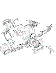 Main Frame parts for Craftsman Gas Walk-Behind Mower 917374760 from AppliancePartsPros.com