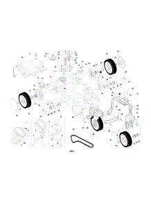 Wheels / Tires / Drive Control / Cover parts for Craftsman Gas Walk-Behind Mower 917374780 from AppliancePartsPros.com