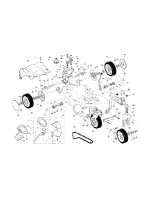 Wheels / Tires / Drive Cover / Belt parts for Craftsman Gas Walk-Behind Mower 917374800 from AppliancePartsPros.com