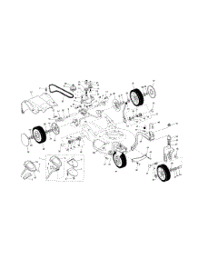 Wheels / Tires / Belt / Drive Cover parts for Craftsman Gas Walk-Behind Mower 917374801 from AppliancePartsPros.com