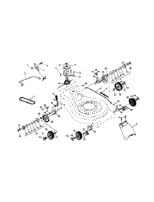 Wheel / Tires / Drive Shaft parts for Craftsman Gas Walk-Behind Mower 917374821 from AppliancePartsPros.com