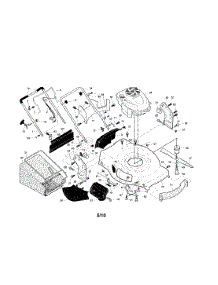 Engine / Housing / Handle parts for Craftsman Gas Walk-Behind Mower 917374941 from AppliancePartsPros.com