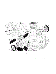 Engine / Housing / Handle parts for Craftsman Gas Walk-Behind Mower 917375452 from AppliancePartsPros.com