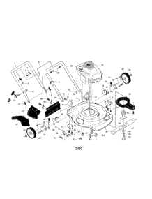 Engine / Housing / Handle parts for Craftsman Gas Walk-Behind Mower 917375503 from AppliancePartsPros.com