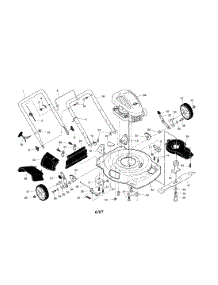 Engine / Housing / Handle parts for Craftsman Gas Walk-Behind Mower 917375611 from AppliancePartsPros.com