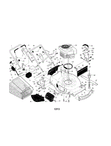 Engine / Housing / Handle parts for Craftsman Gas Walk-Behind Mower 917375920 from AppliancePartsPros.com