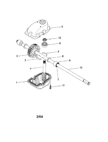 Gearcase parts for Craftsman Gas Walk-Behind Mower 917375940 from AppliancePartsPros.com