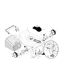Gear Case / Drive Contro / Wheels parts for Craftsman Gas Walk-Behind Mower 917376052 from AppliancePartsPros.com