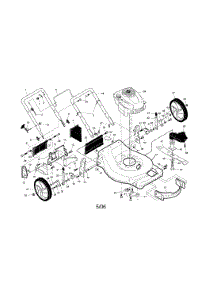 Engine / Housing / Wheels parts for Craftsman Gas Walk-Behind Mower 917376062 from AppliancePartsPros.com