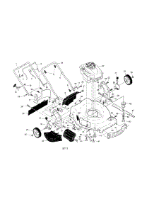 Engine / Housing / Handle parts for Craftsman Gas Walk-Behind Mower 917376224 from AppliancePartsPros.com
