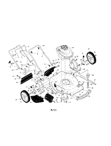Engine / Housing / Handle parts for Craftsman Gas Walk-Behind Mower 917376233 from AppliancePartsPros.com