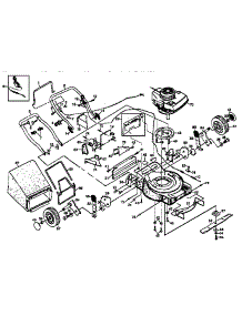 Main Frame parts for Craftsman Gas Walk-Behind Mower 917376250 from AppliancePartsPros.com