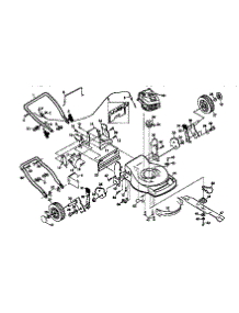 Main Frame parts for Craftsman Walk-Behind Lawn Mower 917376260 from AppliancePartsPros.com