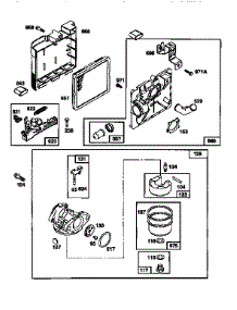 Engine 12H802-1534-21 (71 / 500) parts for Craftsman Gas Walk-Behind Mower 917376271 from AppliancePartsPros.com