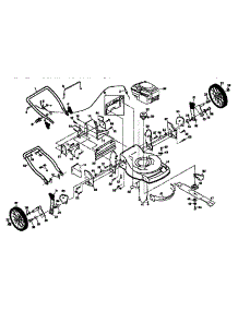 Main Frame parts for Craftsman Gas Walk-Behind Mower 917376271 from AppliancePartsPros.com