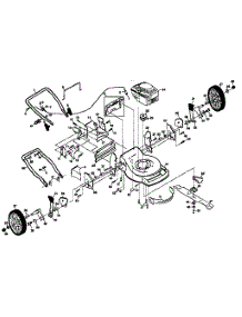 Main Frame parts for Craftsman Gas Walk-Behind Mower 917376272 from AppliancePartsPros.com