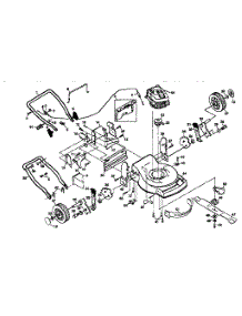Main Frame parts for Craftsman Gas Walk-Behind Mower 917376282 from AppliancePartsPros.com