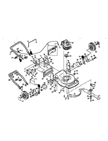 Main Frame parts for Craftsman Gas Walk-Behind Mower 917376290 from AppliancePartsPros.com