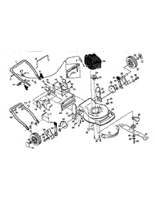 Main Frame parts for Craftsman Gas Walk-Behind Mower 917376301 from AppliancePartsPros.com