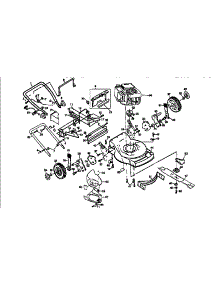 Main Frame parts for Craftsman Gas Walk-Behind Mower 917376310 from AppliancePartsPros.com