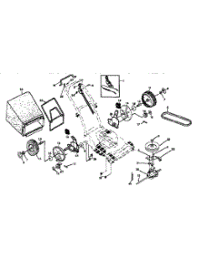 Drive Assembly parts for Craftsman Gas Walk-Behind Mower 917376341 from AppliancePartsPros.com
