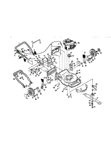 Main Frame parts for Craftsman Gas Walk-Behind Mower 917376370 from AppliancePartsPros.com