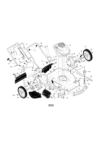 Engine / Housing / Handle parts for Craftsman Gas Walk-Behind Mower 917376407 from AppliancePartsPros.com